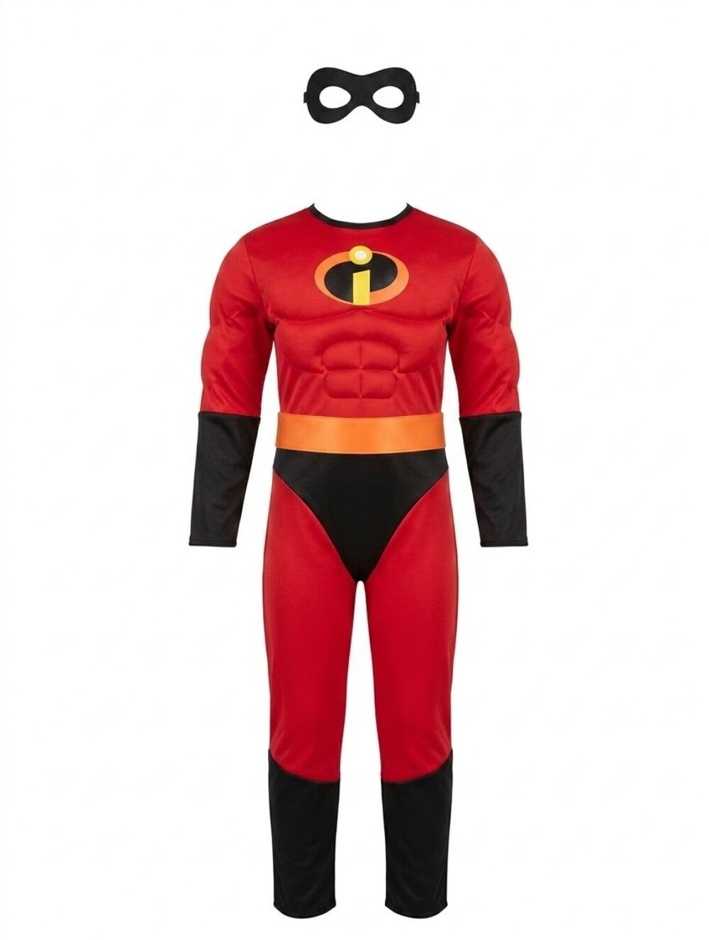 Kids Disney Pixar The Incredibles Costume Superhero muscle bodysuit Halloween